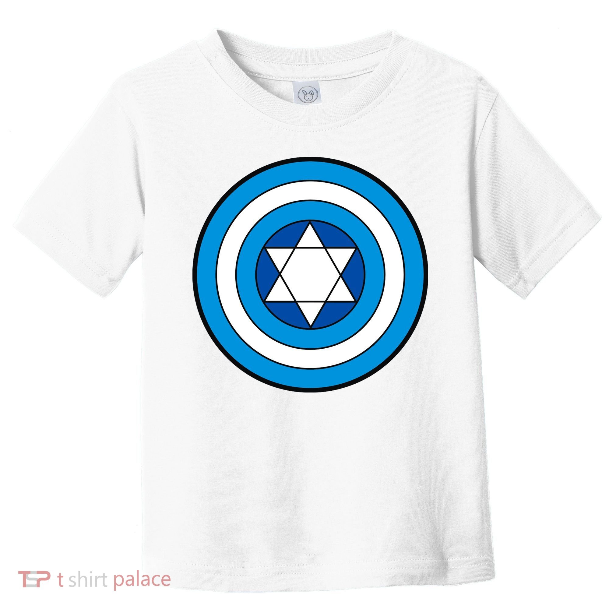 Hero Holidays Hanukkah Captain Shield Logo Toddler T-Shirt