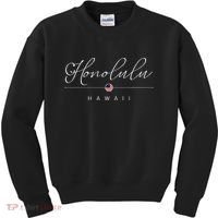 Honolulu Hawaii HI On Honolulu Kids Sweatshirt thumb 0