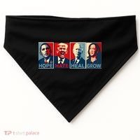 Hope Hate Heal Grow USA-Made Doggie Bandana thumb 0