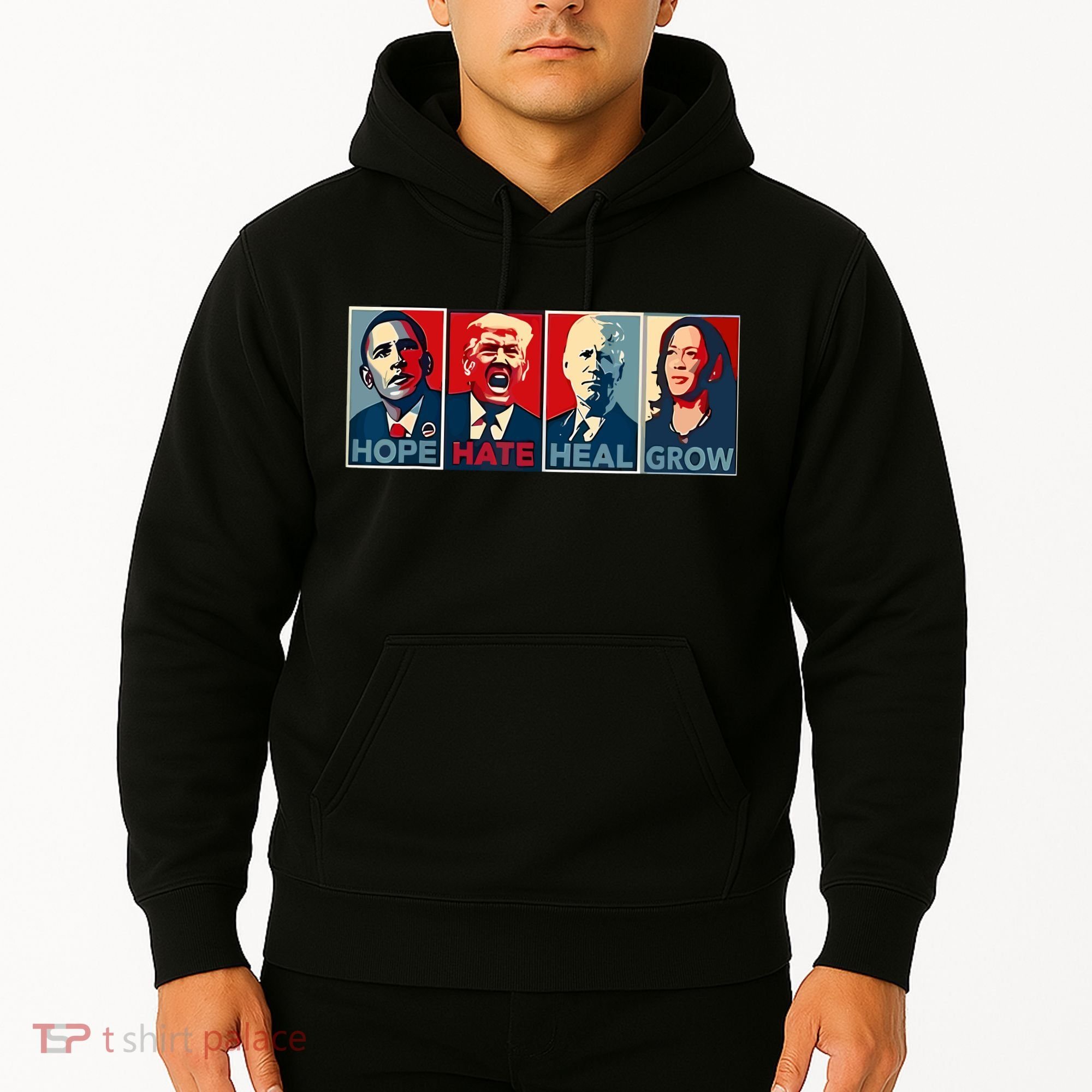 Hope Hate Heal Grow Hoodie