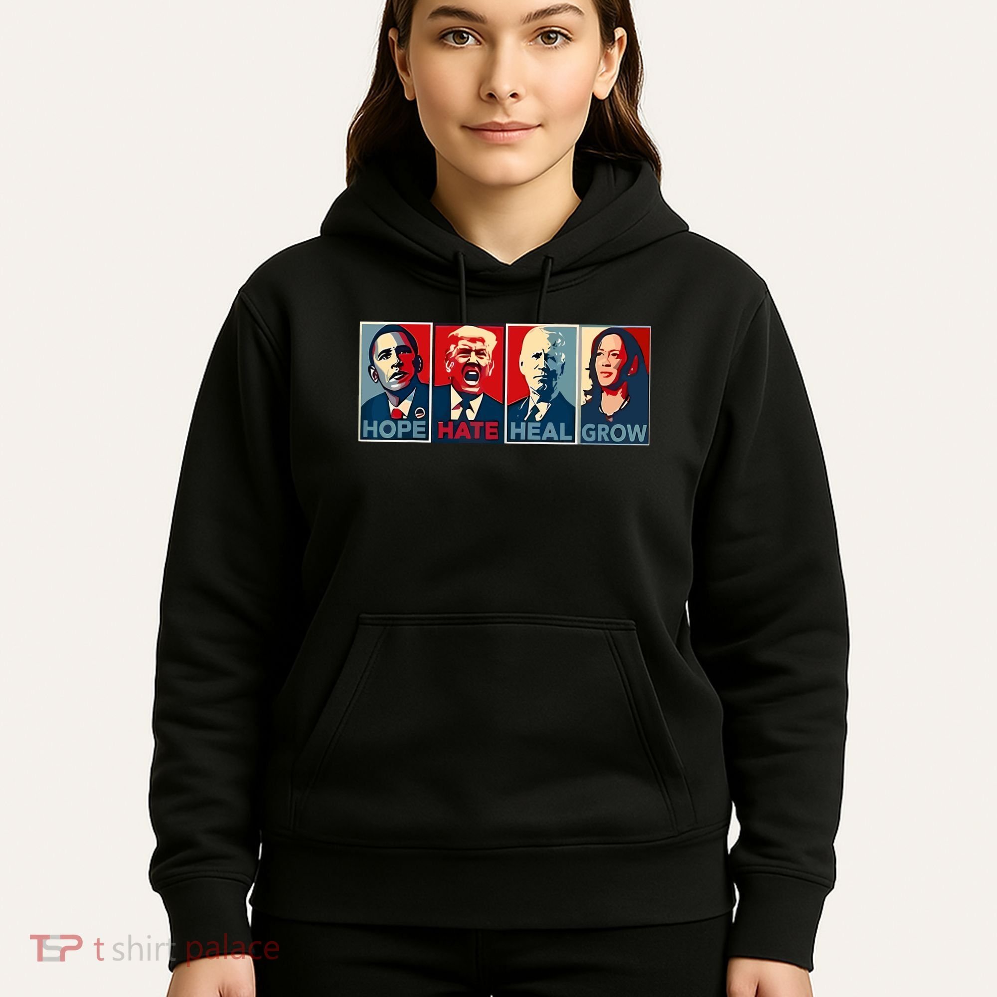 Hope Hate Heal Grow Hoodie