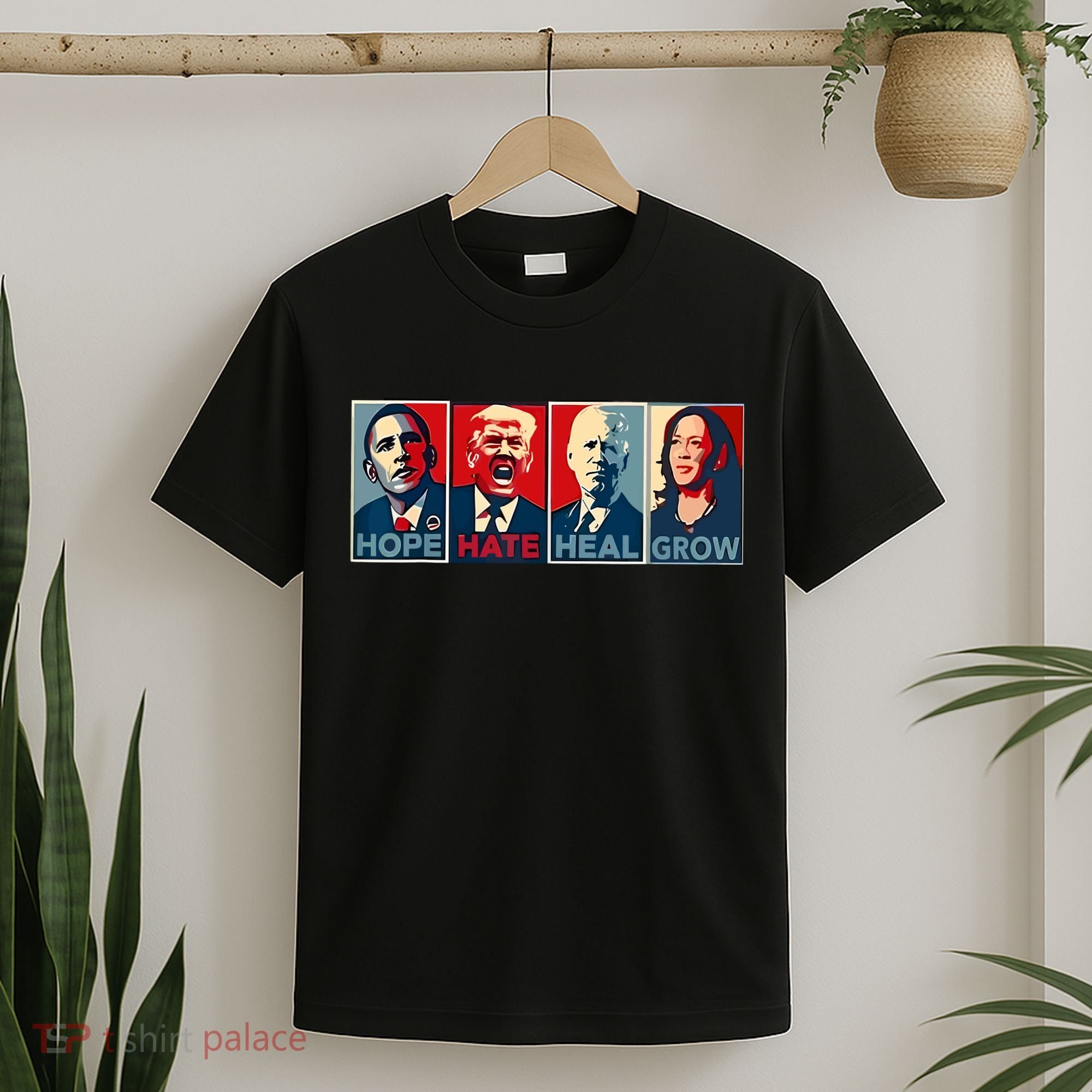 Hope Hate Heal Grow T-Shirt