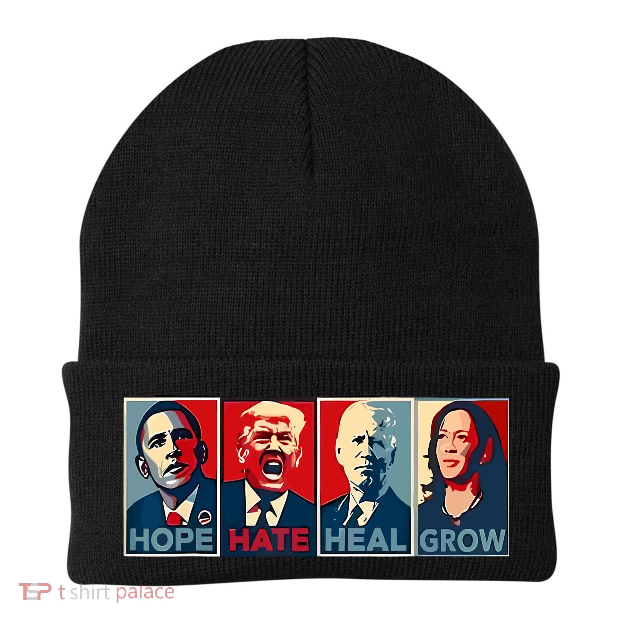 Hope Hate Heal Grow Beanie