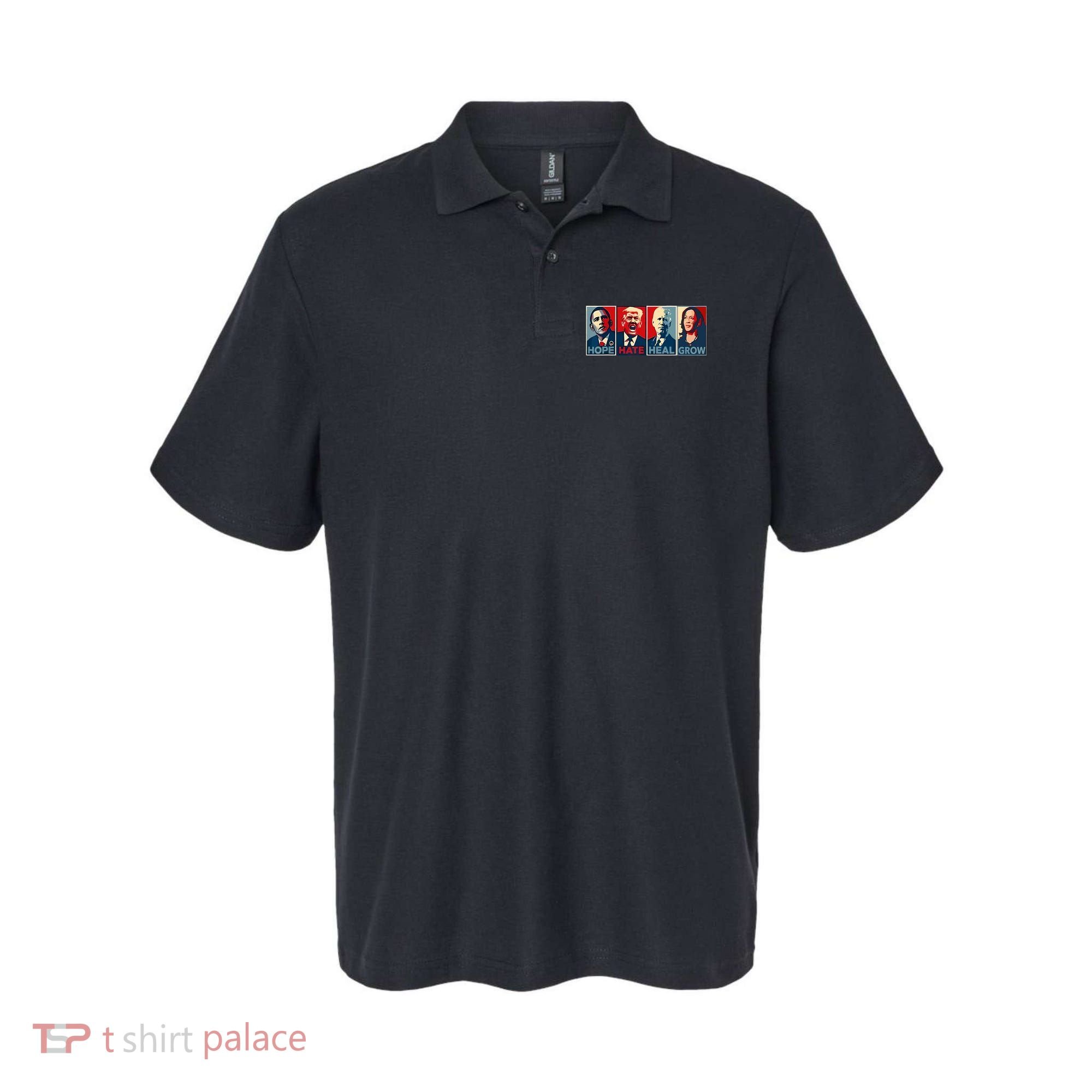 Hope Hate Heal Grow Polo