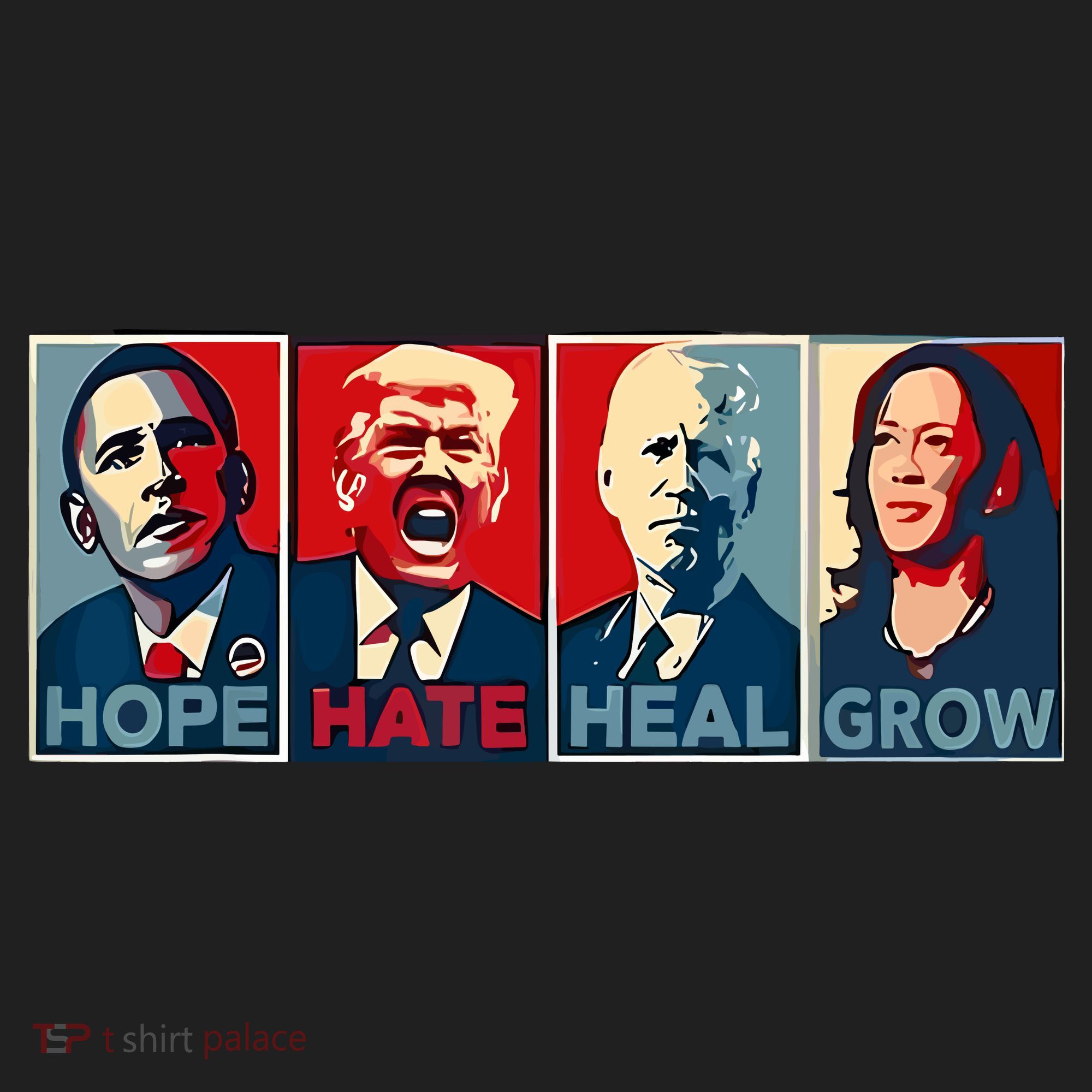 Hope Hate Heal Grow Tumbler