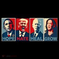Hope Hate Heal Grow Toddler Hoodie thumb 2