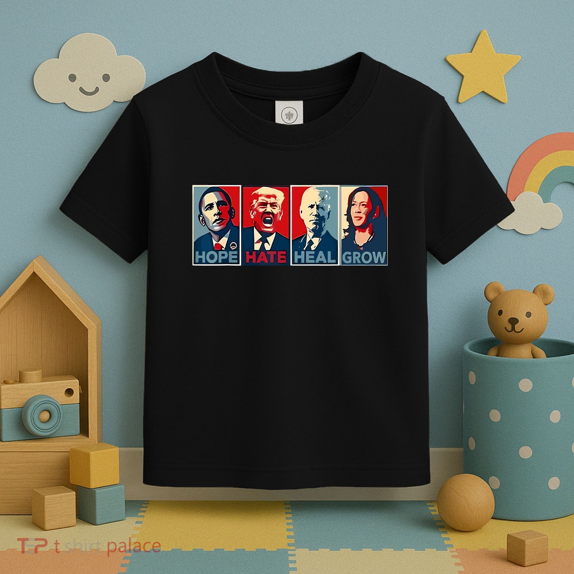 Hope Hate Heal Grow Toddler T-Shirt
