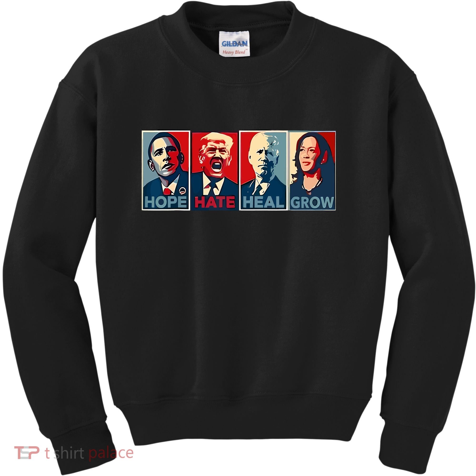 Hope Hate Heal Grow Kids Sweatshirt