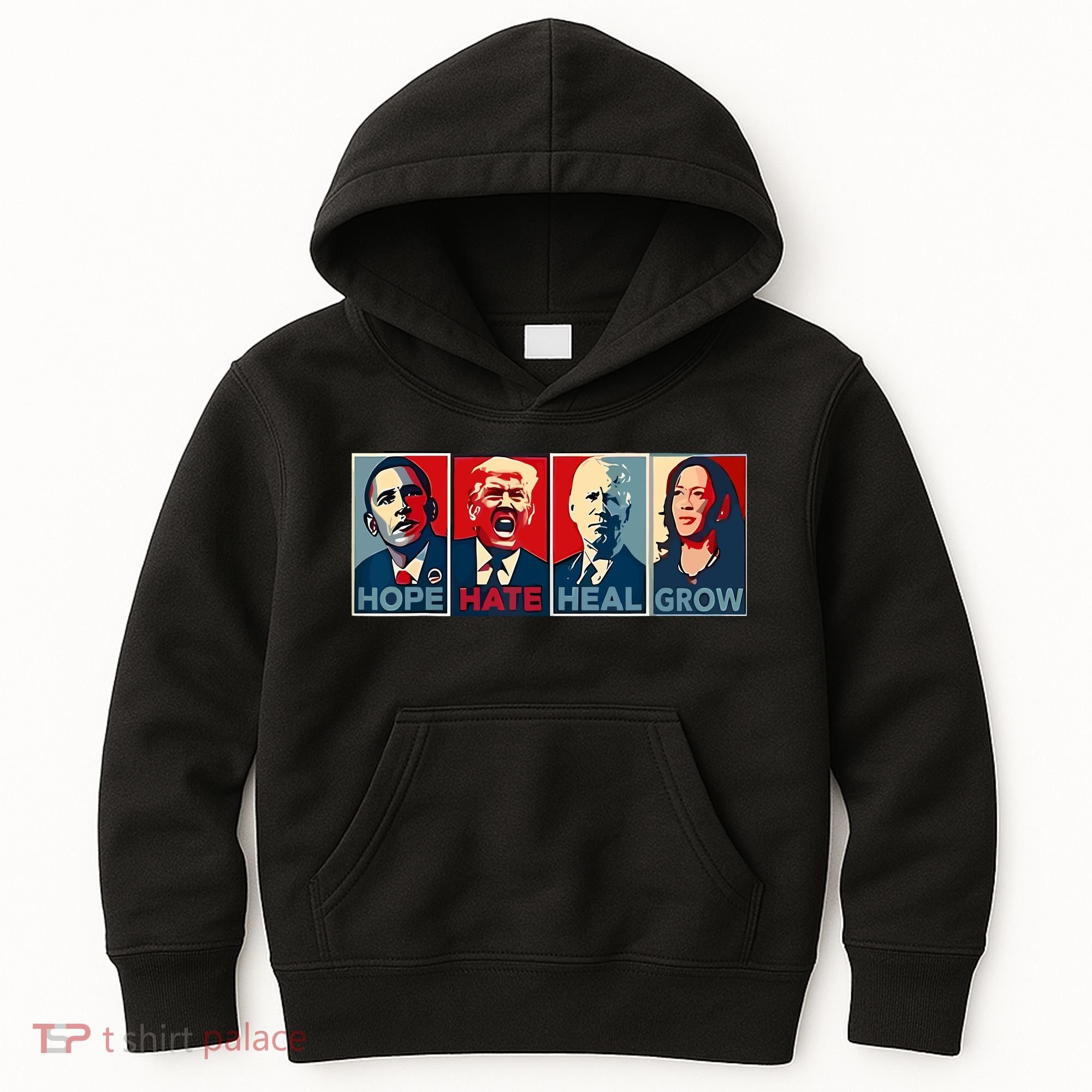 Hope Hate Heal Grow Kids Hoodie