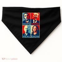 Hope Hate Heal Grow USA-Made Doggie Bandana thumb 0