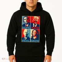 Hope Hate Heal Grow Hoodie thumb 2
