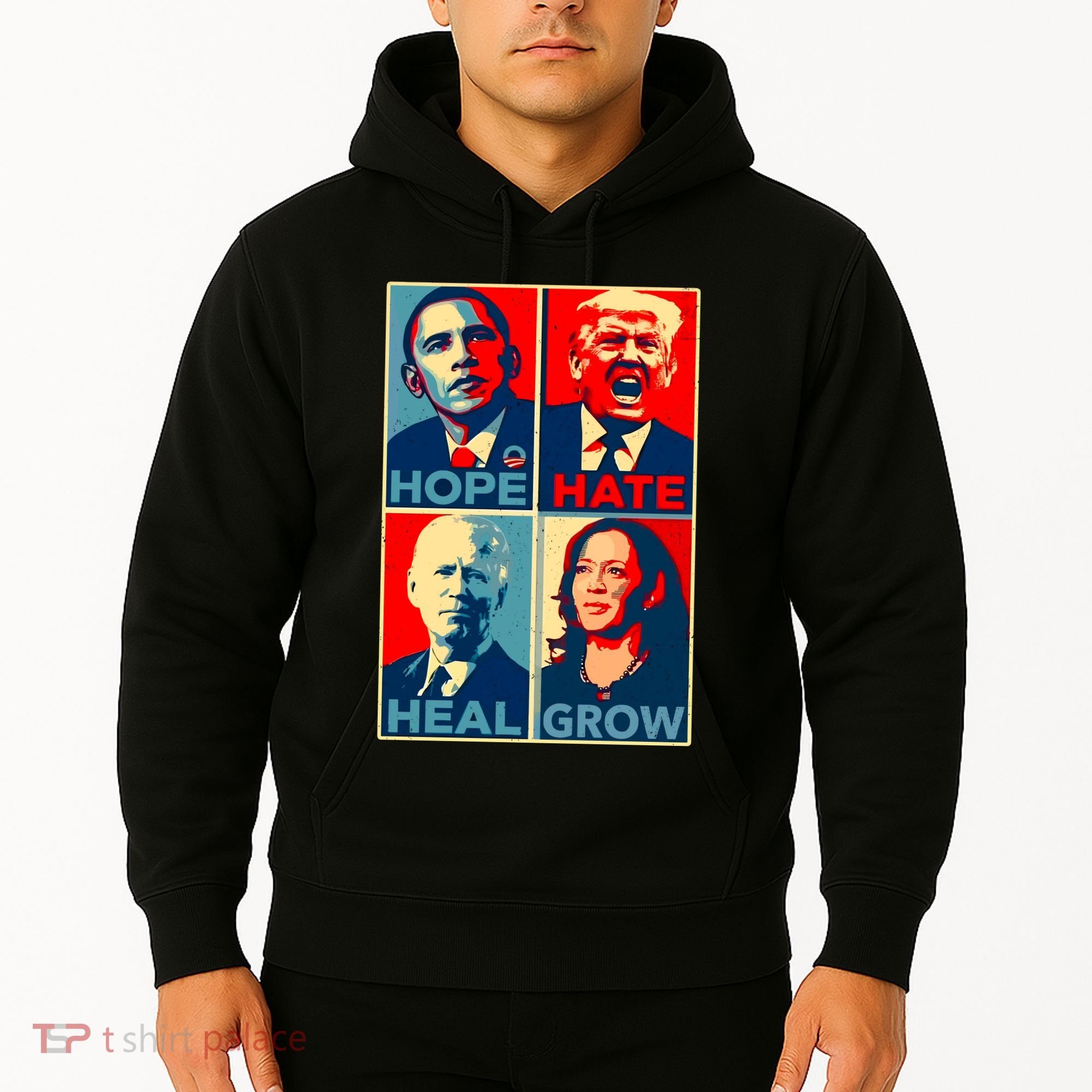 Hope Hate Heal Grow Hoodie