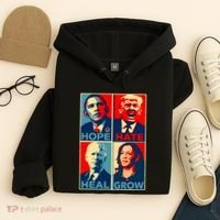 Hope Hate Heal Grow Hoodie thumb 4