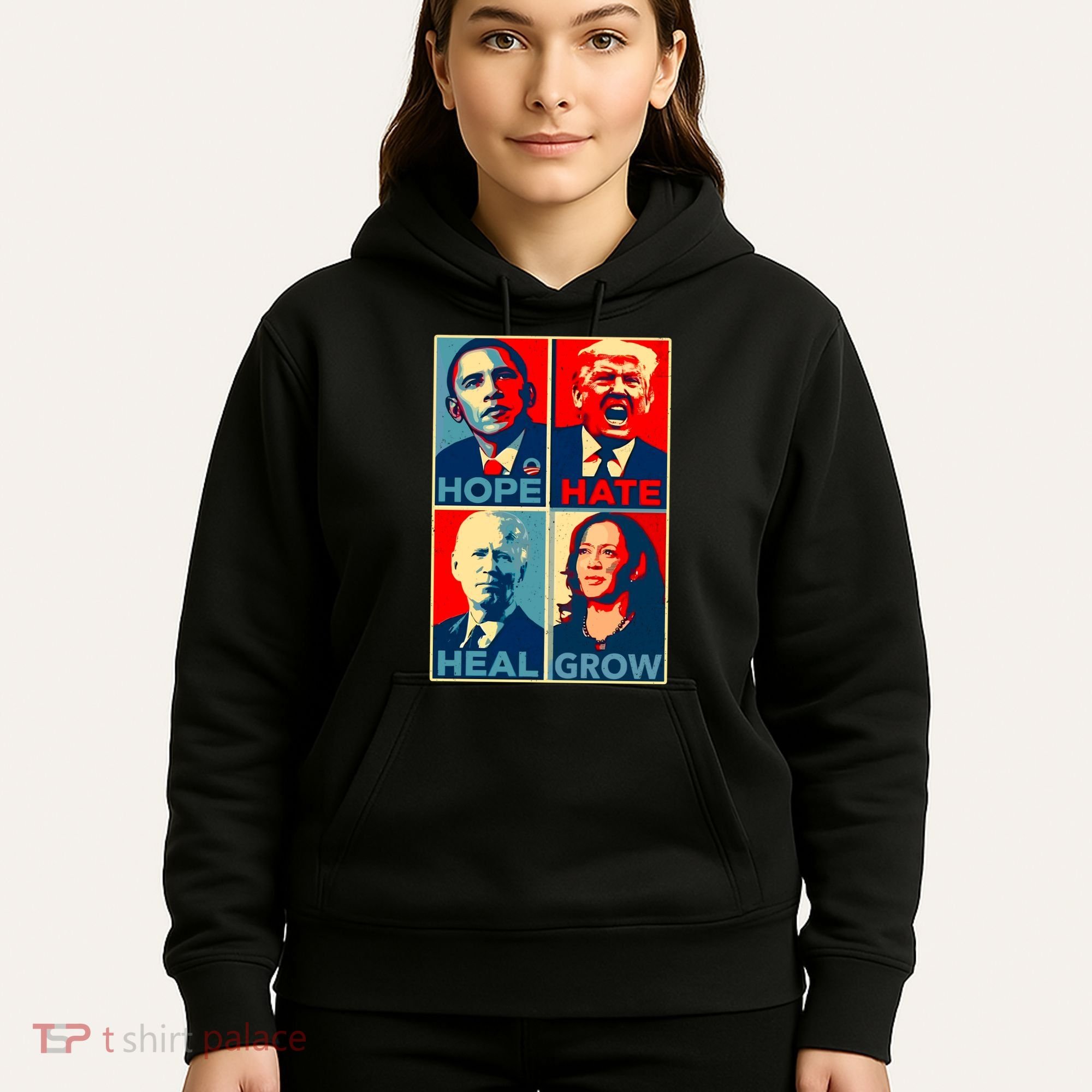 Hope Hate Heal Grow Hoodie