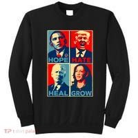 Hope Hate Heal Grow Sweatshirt thumb 0