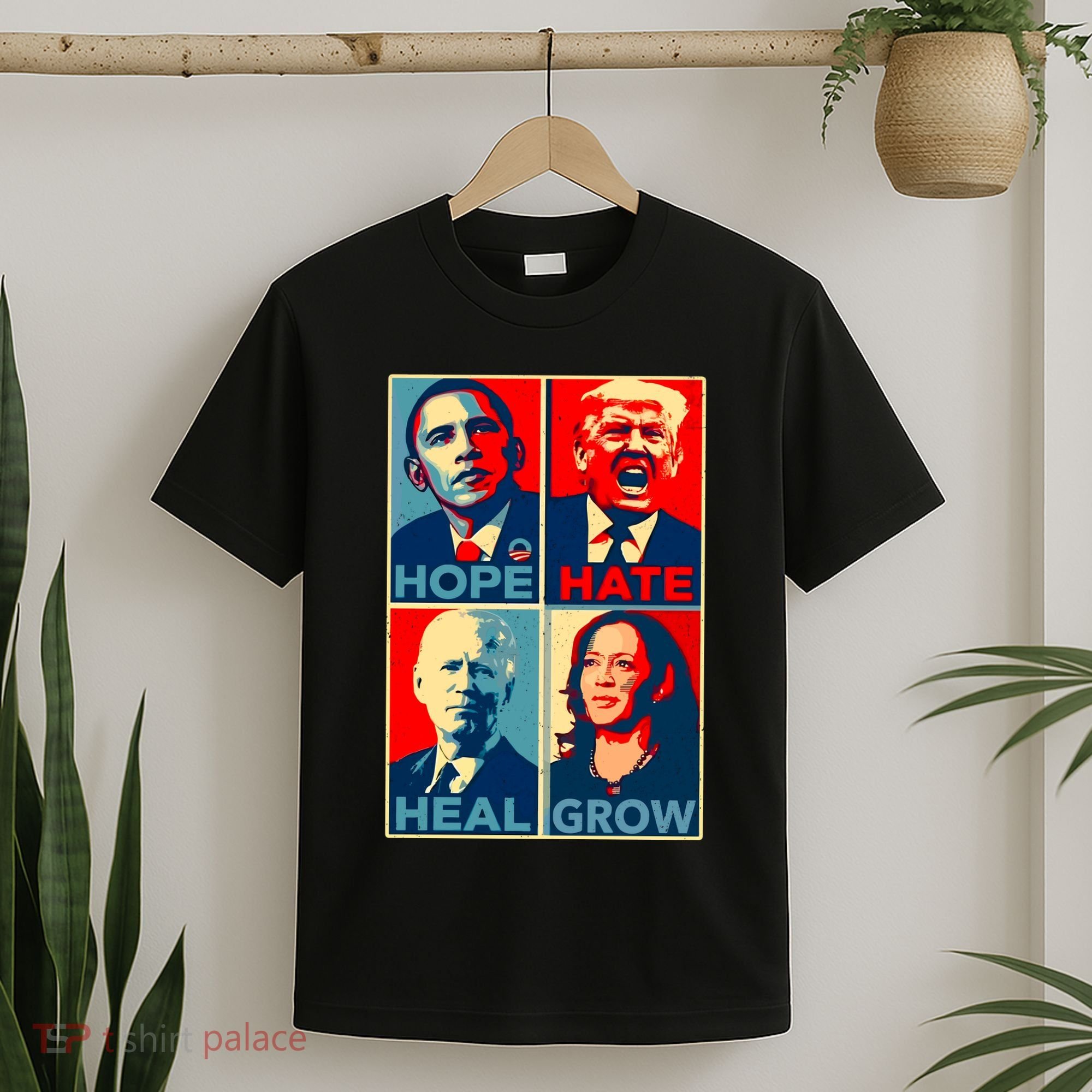 Hope Hate Heal Grow T-Shirt