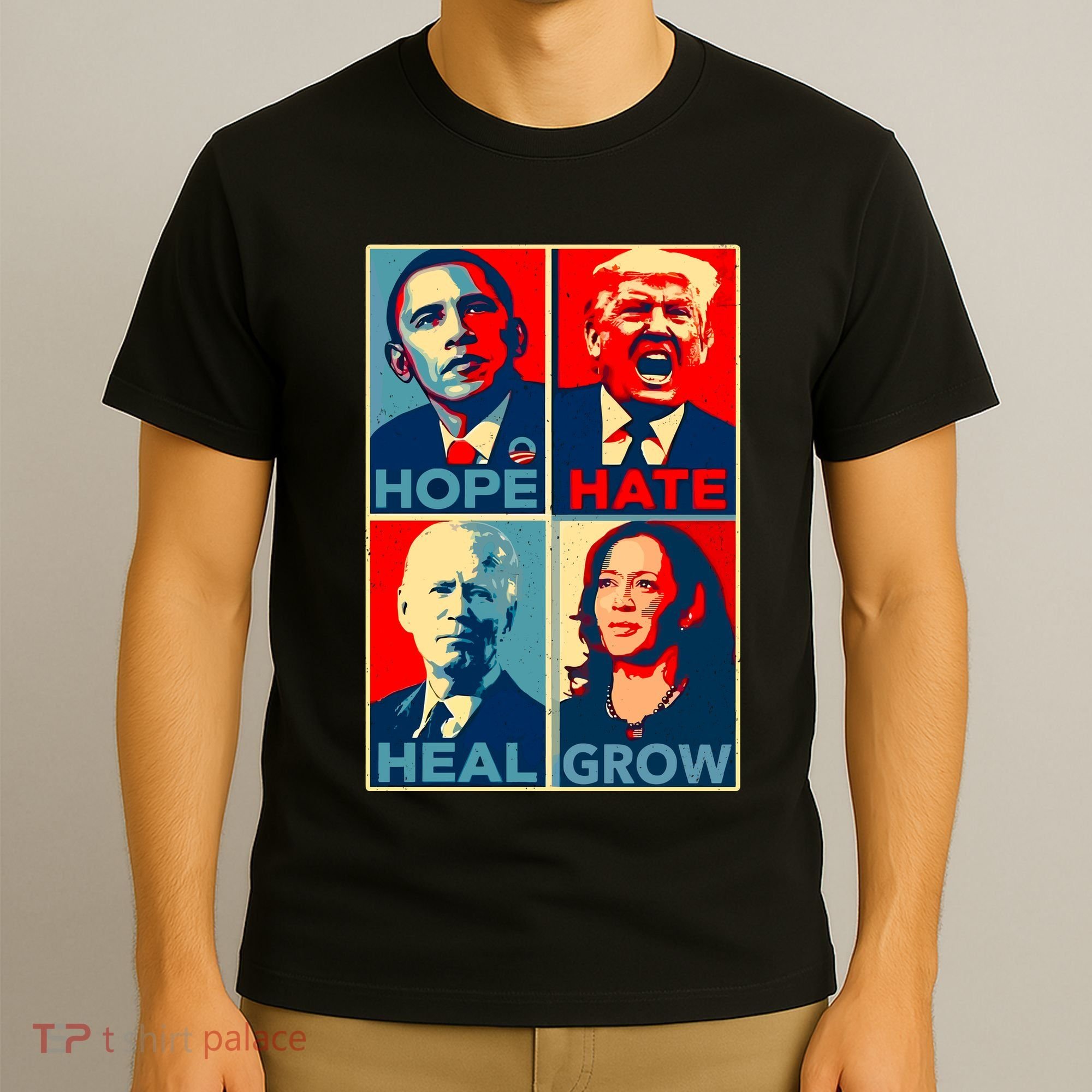 Hope Hate Heal Grow T-Shirt
