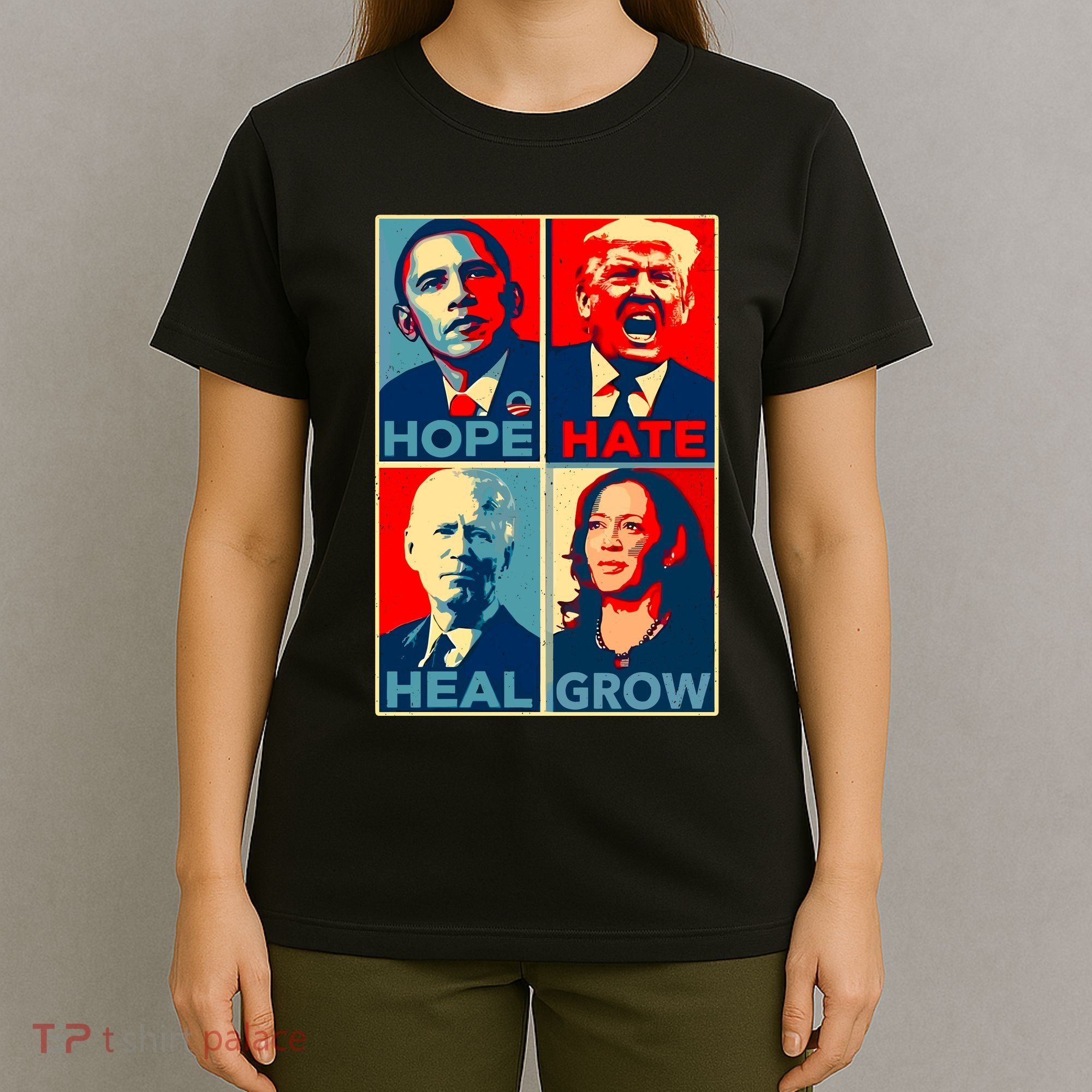 Hope Hate Heal Grow T-Shirt