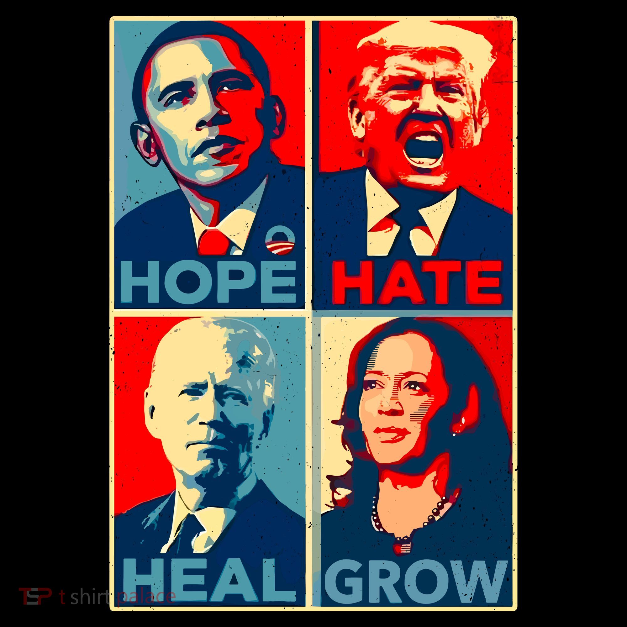 Hope Hate Heal Grow Coaster