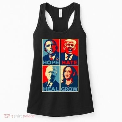 Hope Hate Heal Grow Women's Tank Top