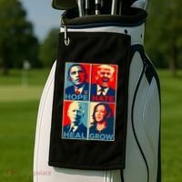 Hope Hate Heal Grow Golf Towel thumb 2