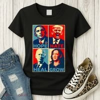 Hope Hate Heal Grow Women's T-Shirt thumb 3