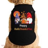 Happy Hallothanksmas Holiday Gnomes Doggie Tank thumb 0
