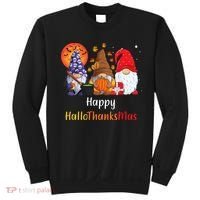 Happy Hallothanksmas Holiday Gnomes Sweatshirt thumb 0