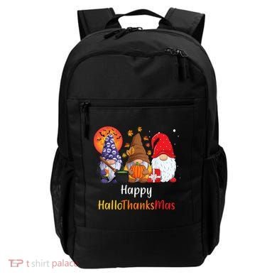 Happy Hallothanksmas Holiday Gnomes Backpack