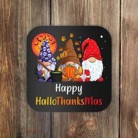 Happy Hallothanksmas Holiday Gnomes Coaster thumb 0