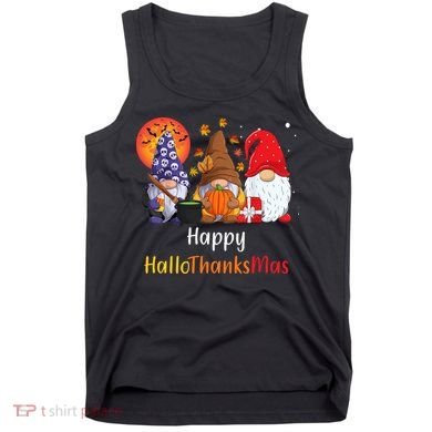 Happy Hallothanksmas Holiday Gnomes Tank Top