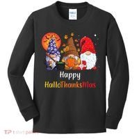 Happy Hallothanksmas Holiday Gnomes Kids Long Sleeve Shirt thumb 0