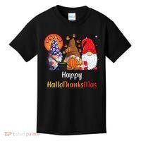 Happy Hallothanksmas Holiday Gnomes Kids T-Shirt thumb 0
