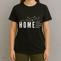 Homebody Homeschool Homemade Homegrown Gift Mom Crunchy T-Shirt thumb 4