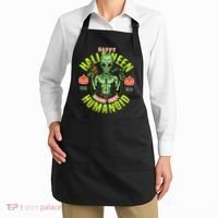 Happy Halloween Humanoid Alien Trick Or Treat Apron thumb 2