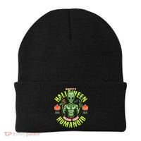 Happy Halloween Humanoid Alien Trick Or Treat Beanie thumb 0