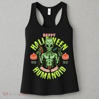 Happy Halloween Humanoid Alien Trick Or Treat Women's Tank Top thumb 3