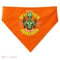 Happy Halloween Humanoid Alien Trick Or Treat USA-Made Doggie Bandana thumb 0