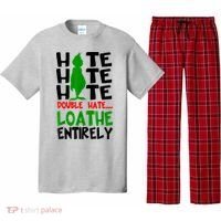 Hate Hate Hate Double Hate Loathe Entirely Christmas Pajama Set thumb 0