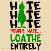 Hate Hate Hate Double Hate Loathe Entirely Christmas Tote Bag thumb 4