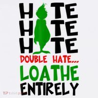 Hate Hate Hate Double Hate Loathe Entirely Christmas Bucket Hat thumb 4
