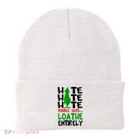Hate Hate Hate Double Hate Loathe Entirely Christmas Beanie thumb 0