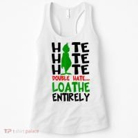Hate Hate Hate Double Hate Loathe Entirely Christmas Women's Tank Top thumb 0