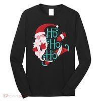 Ho Ho Ho Dabbing Santa Long Sleeve Shirt thumb 0