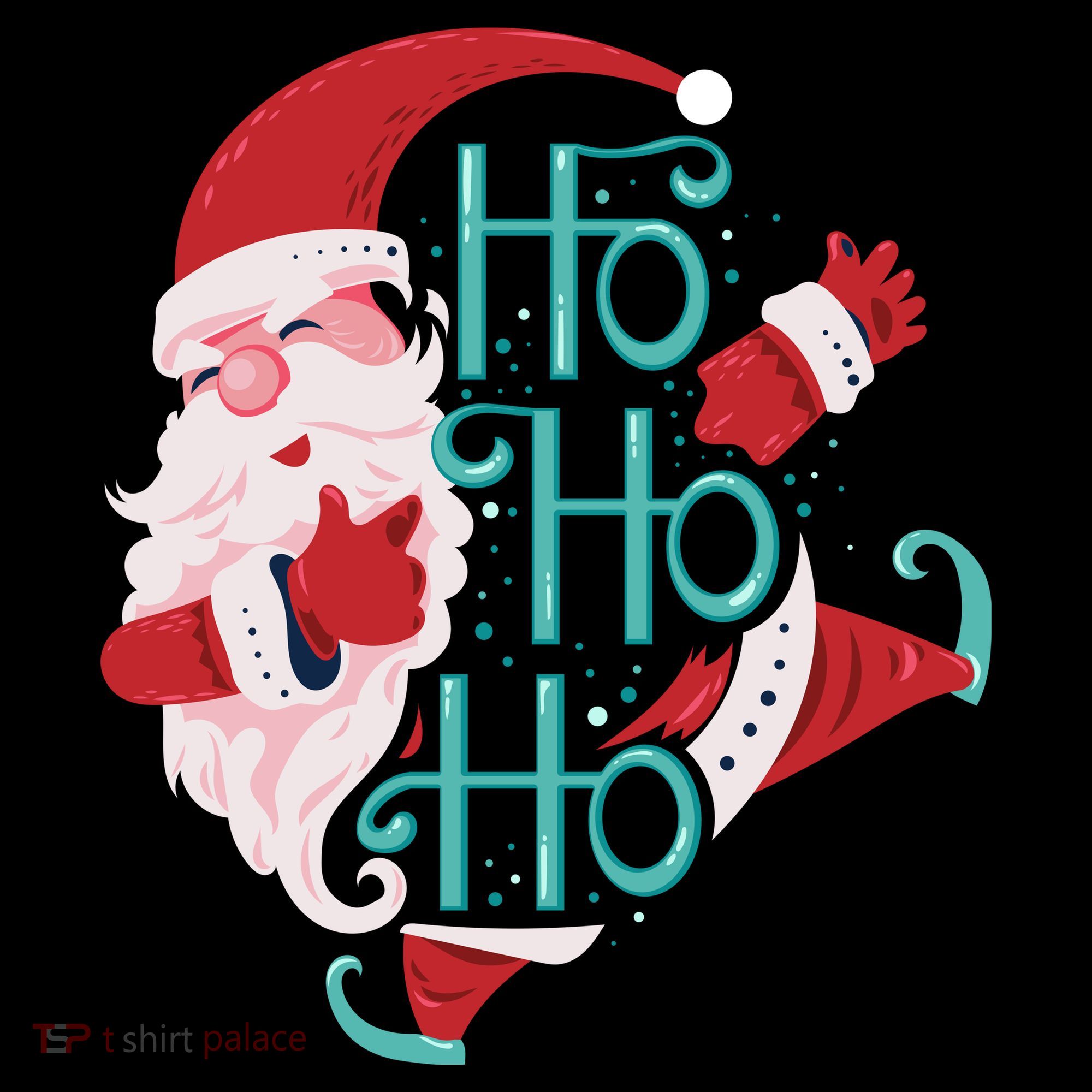 Ho Ho Ho Dabbing Santa Long Sleeve Shirt