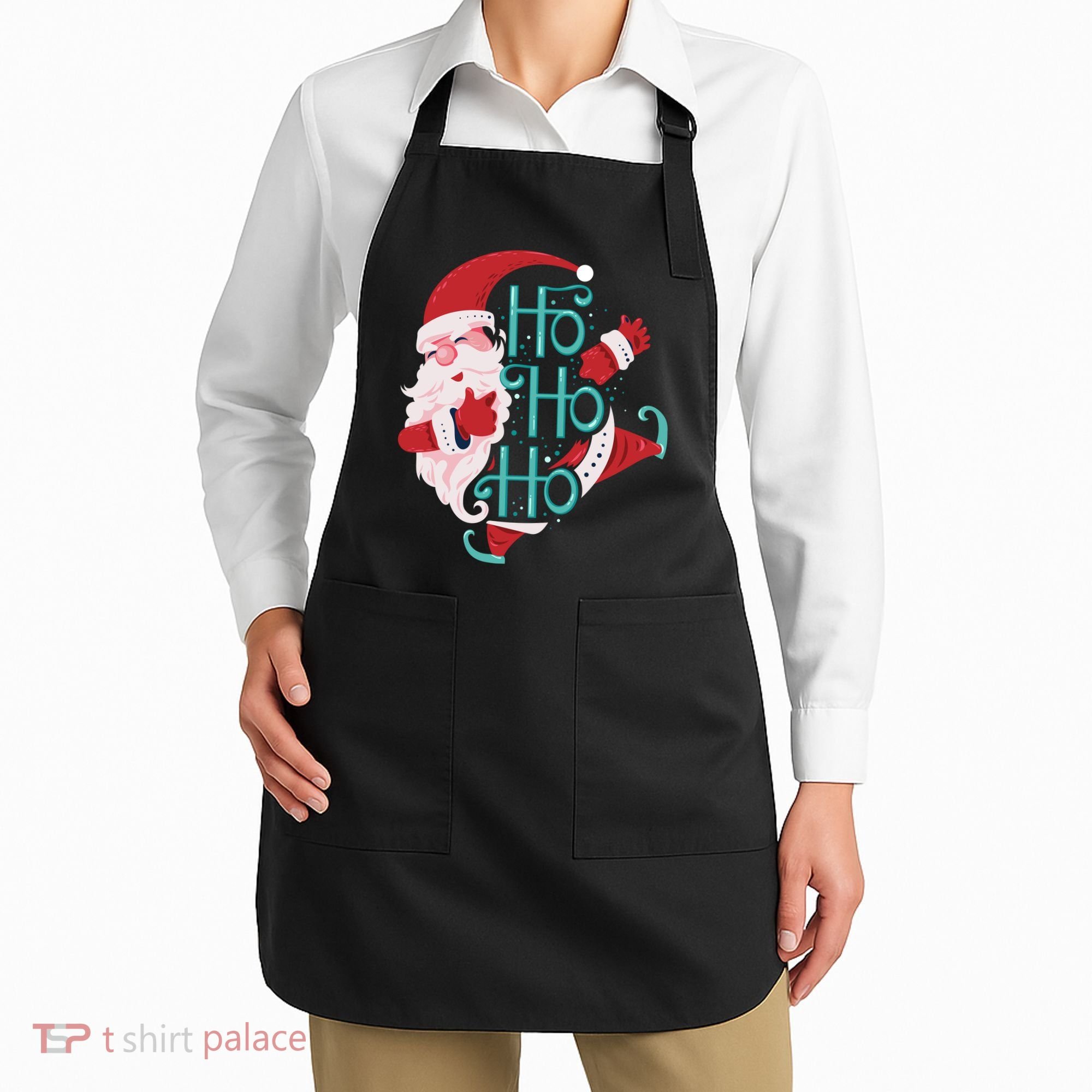 Ho Ho Ho Dabbing Santa Apron