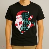 Ho Ho Ho Dabbing Santa T-Shirt thumb 3