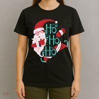 Ho Ho Ho Dabbing Santa T-Shirt thumb 4