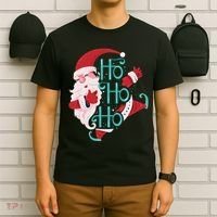 Ho Ho Ho Dabbing Santa T-Shirt thumb 6