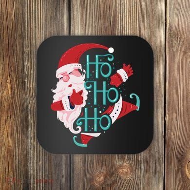 Ho Ho Ho Dabbing Santa Coaster